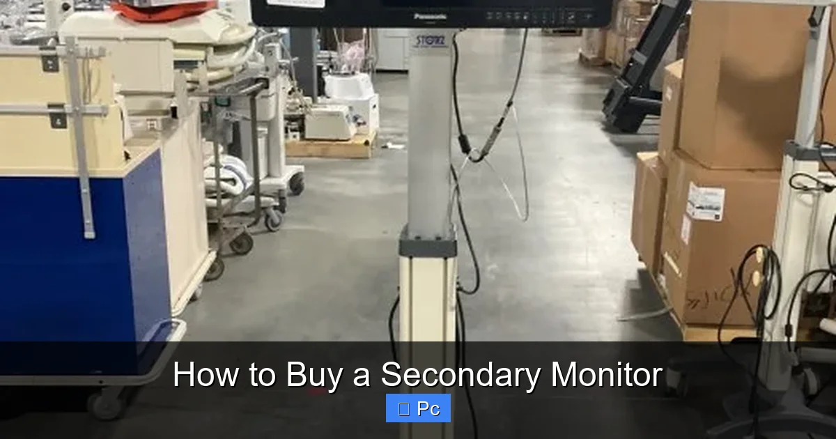 How to Buy a Secondary Monitor