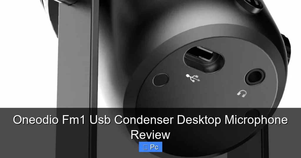 Oneodio Fm1 Usb Condenser Desktop Microphone Review