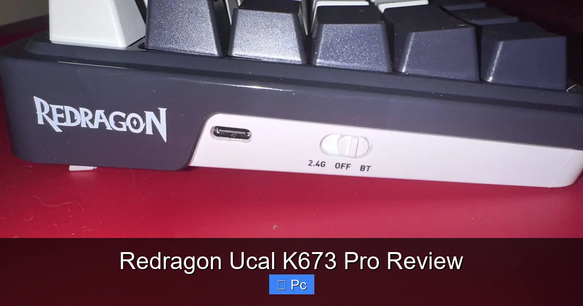 Redragon Ucal K673 Pro Review