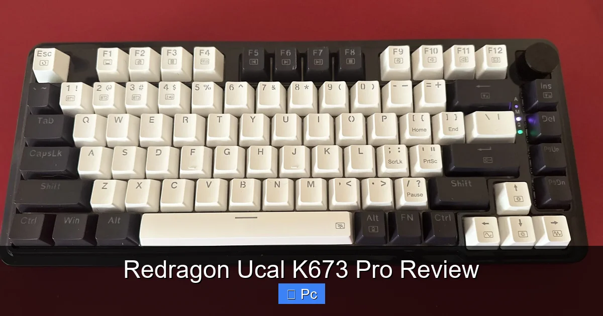 Redragon Ucal K673 Pro Review