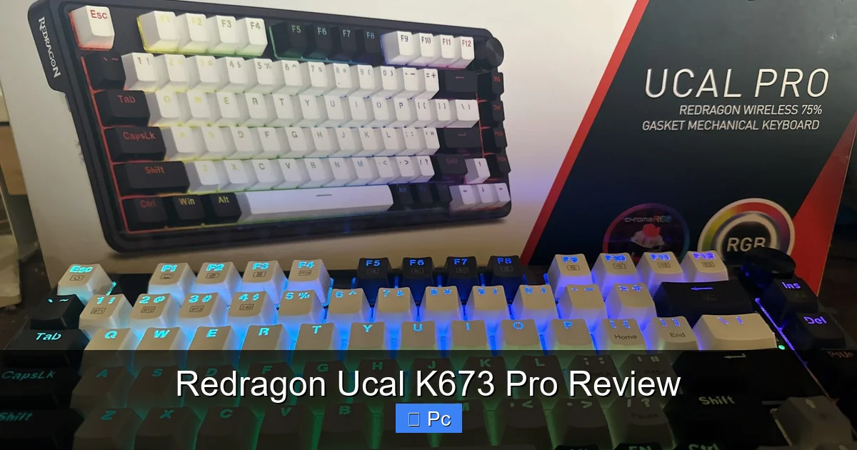 Redragon Ucal K673 Pro Review
