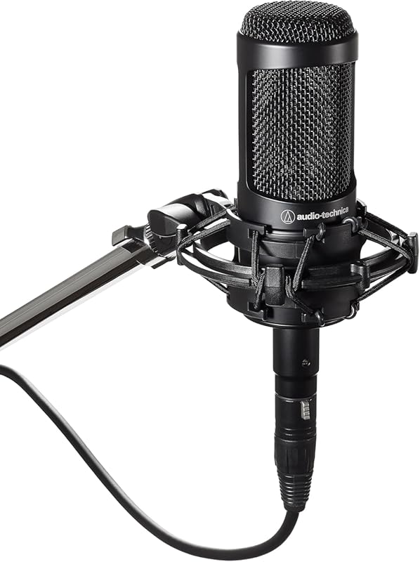 Audio-Technica AT2035 Cardioid Condenser Microphone, Perfect for Studi