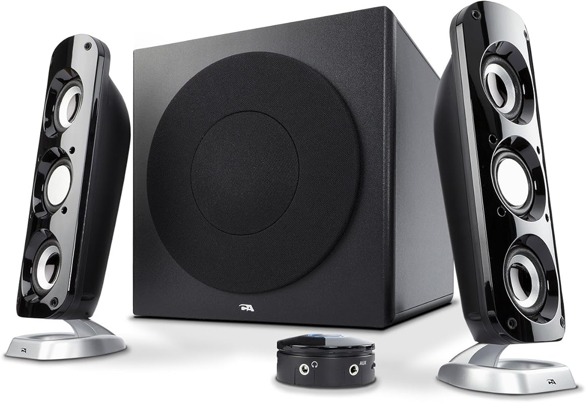 Cyber Acoustics CA-3908 2.1 Multimedia Speaker System with Subwoofer, 