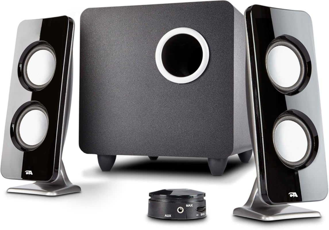Cyber Acoustics CA-3610 2.1 Multimedia Speaker System with Subwoofer f