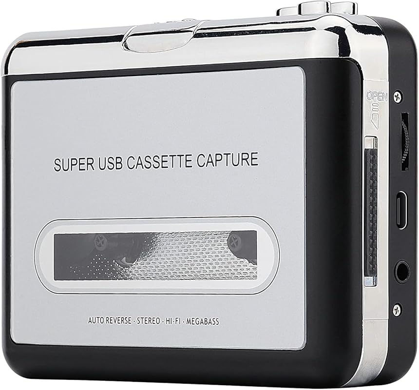 Reshow Cassette Tape Player – Portable Tape Player Audio Cassette to D