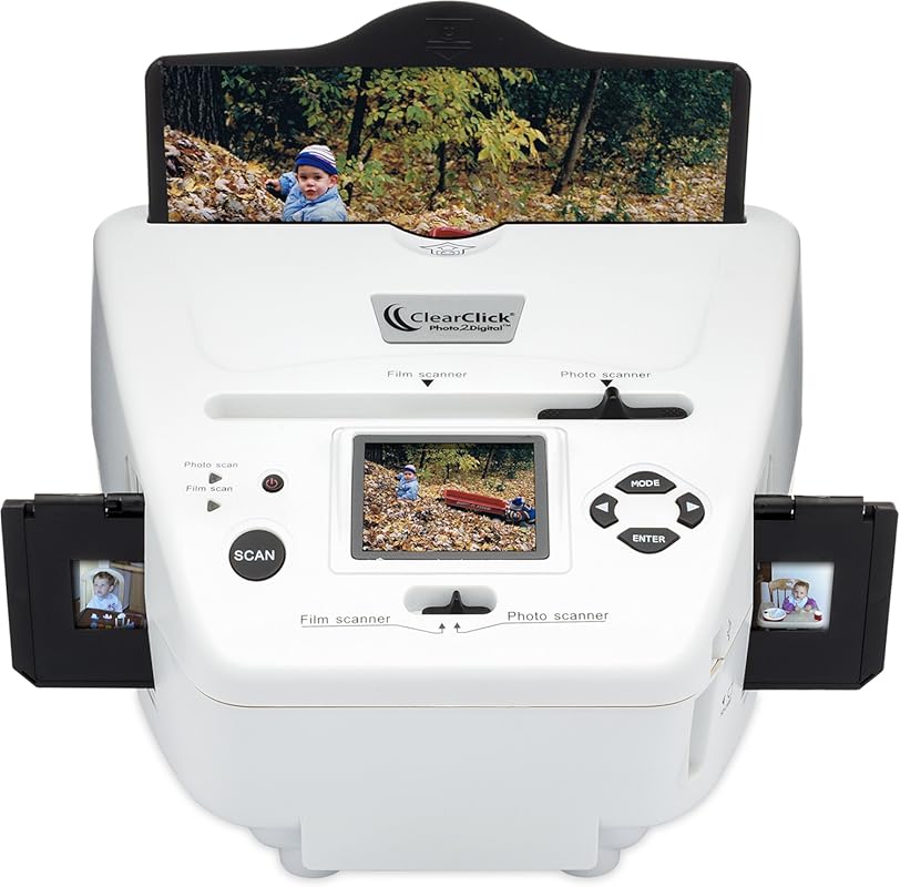 ClearClick Digital Photo and Film Scanner with Editing Software and 4G