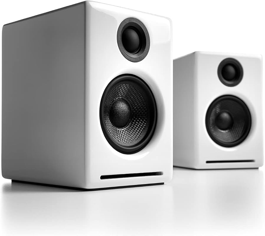 Audioengine A2+ 24 Bit 60 Watt Bluetooth Desktop Computer Speakers for