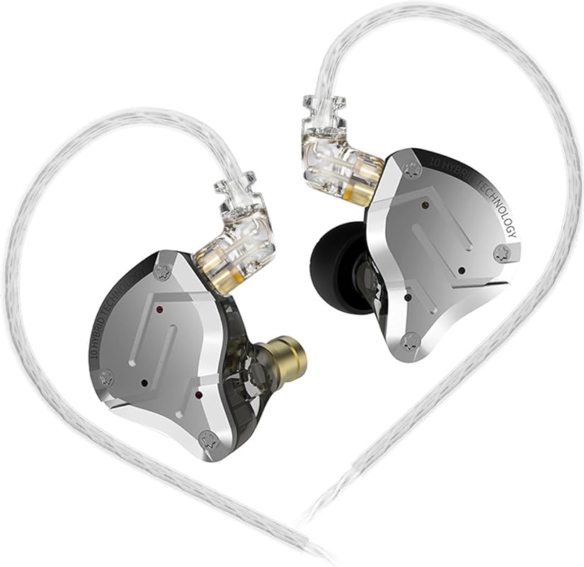 KZ ZS10 PRO Gaming Earbuds – 4BA+1DD hybrid drivers, HiFi clarity, imm