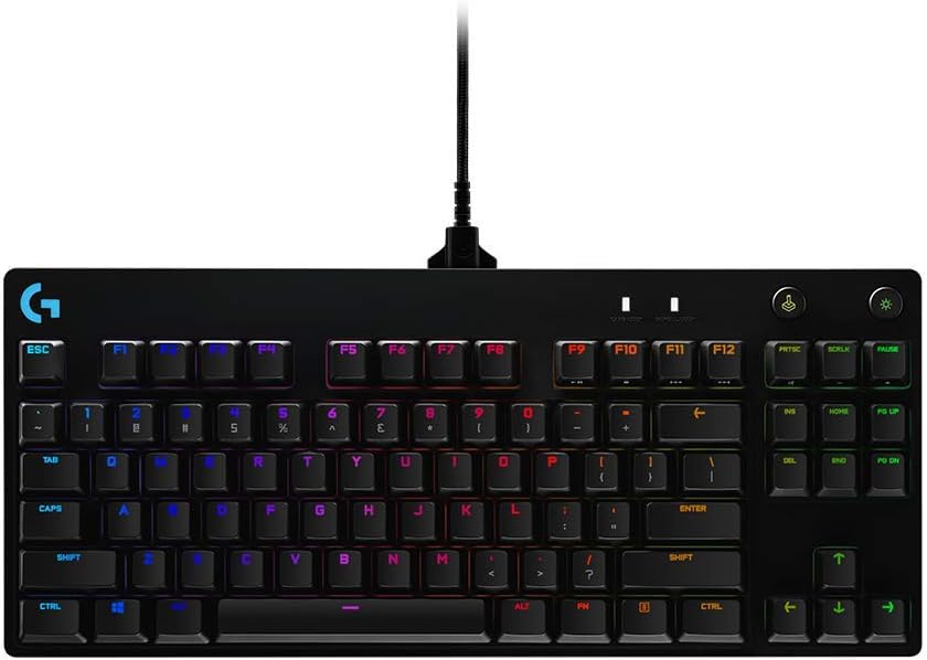 Logitech G PRO Mechanical Gaming Keyboard, Ultra Portable Tenkeyless D