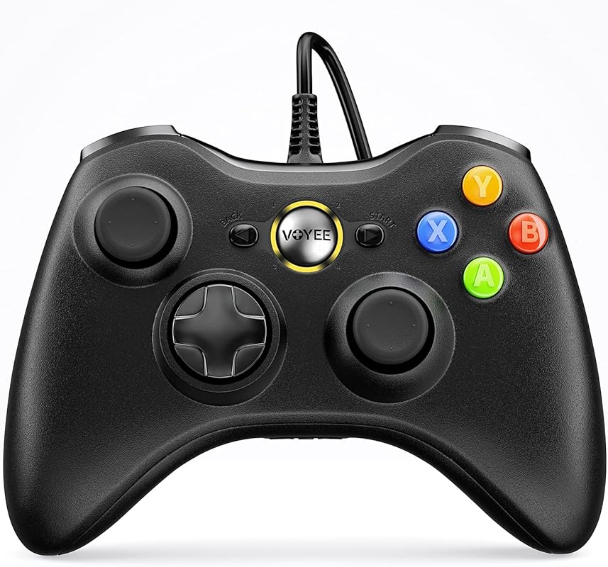 VOYEE Wired PC Controller Compatible with Xbox 360 and Windows, Upgrad