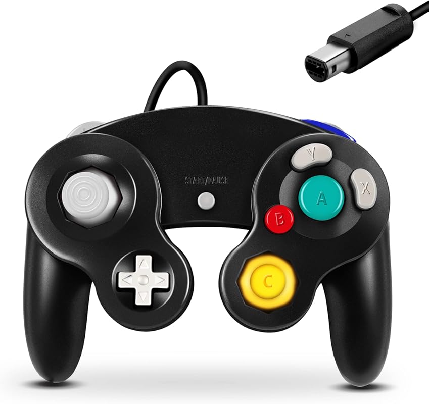 FIOTOK Gamecube Controller, Classic Wired Controller for Wii Nintendo 