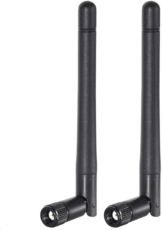 Bingfu Dual Band 2.4GHz/5.8GHz 3dBi MIMO RP-SMA WiFi Antenna (2-Pack)