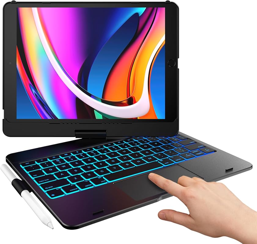 typecase Touch iPad 9th Gen Keyboard Case with Backlit Keyboard and Tr