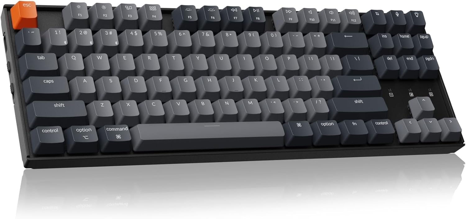 Keychron K8 tenkeyless wireless mechanical keyboard with Bluetooth and