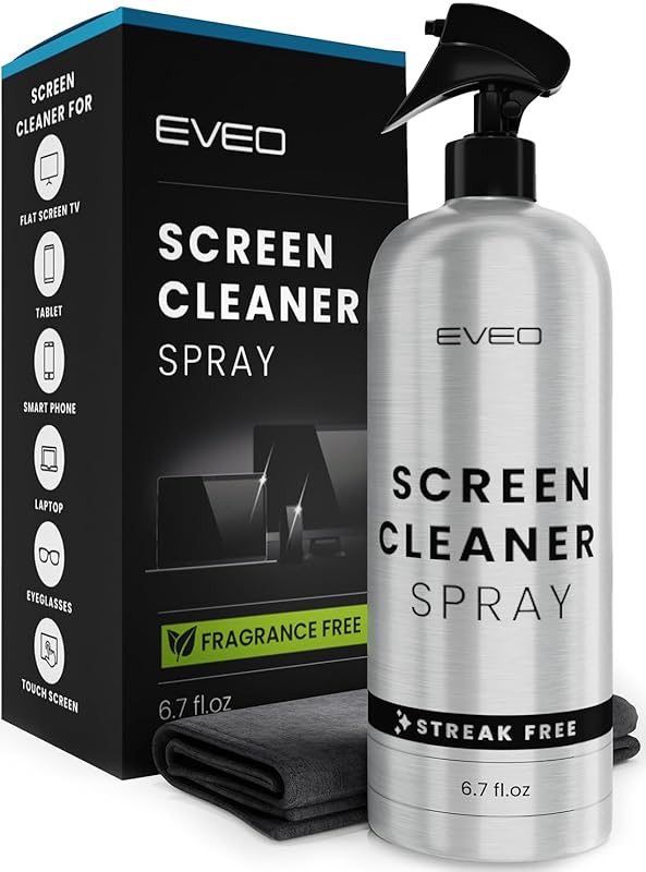Screen Cleaner Spray and Wipe - TV Screen Cleaner for Smart TV and Ele