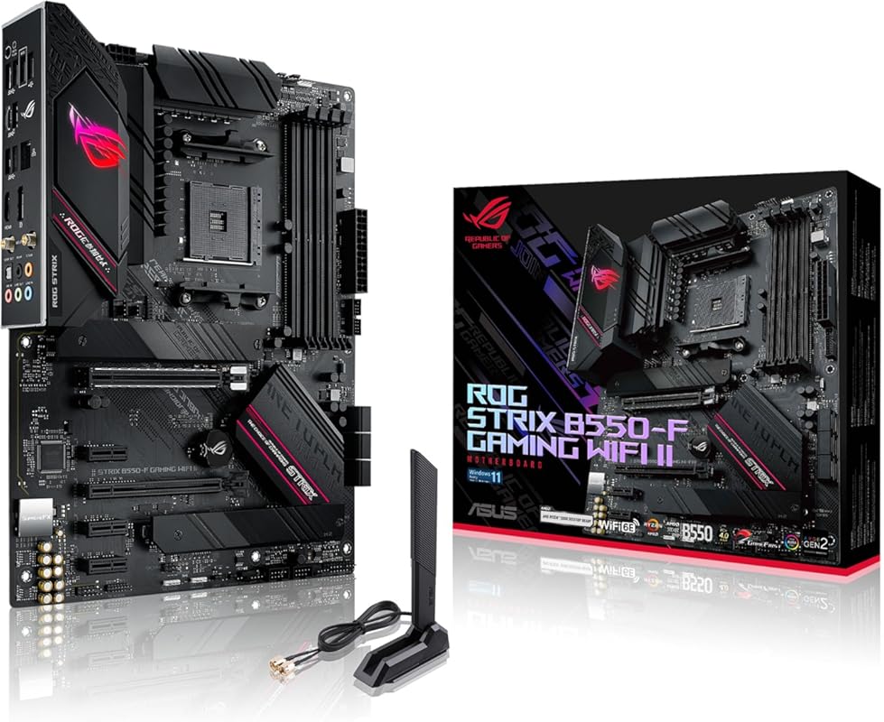 Asus ROG Strix B550-F Gaming WiFi II Motherboard for AMD AM4, PCIe 4.0