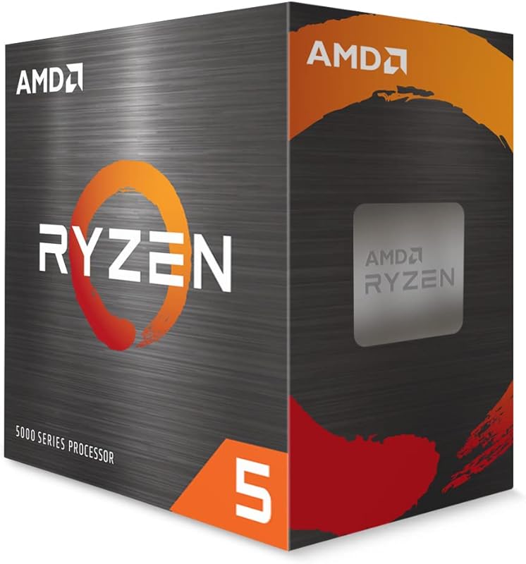 AMD Ryzen 5 5500 6-Core, 12-Thread Unlocked Desktop Processor with Wra
