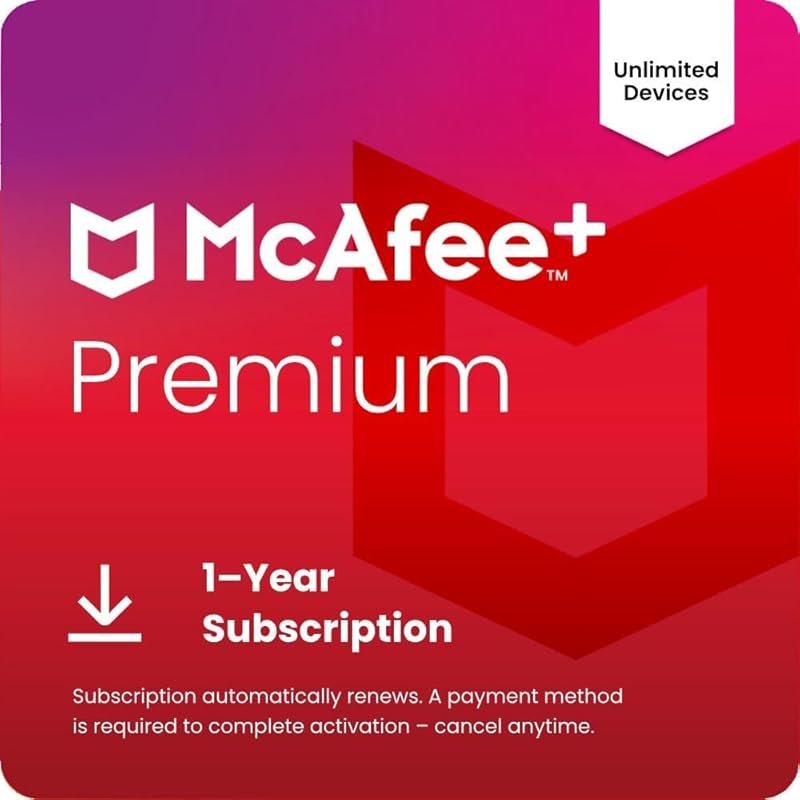 McAfee+ Premium antivirus for Windows and Mac with AI scam detection a
