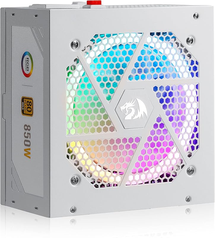 Redragon RGPS-850W 80+ Gold fully modular power supply with 12VHPWR an