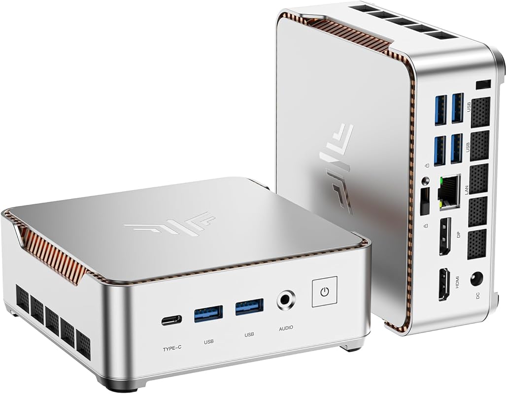 KAMRUI Pinova P2 Mini PC with AMD Ryzen 4300U, 16GB RAM, 512GB SSD, an