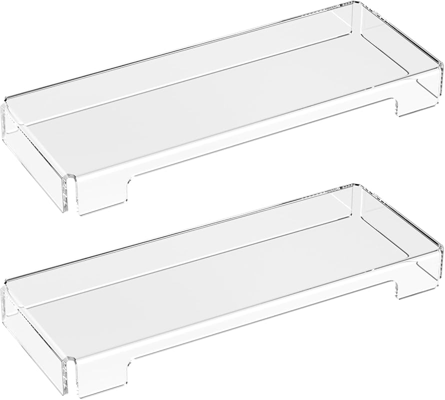 Dual-pack transparent acrylic keyboard cover for mechanical and PC key