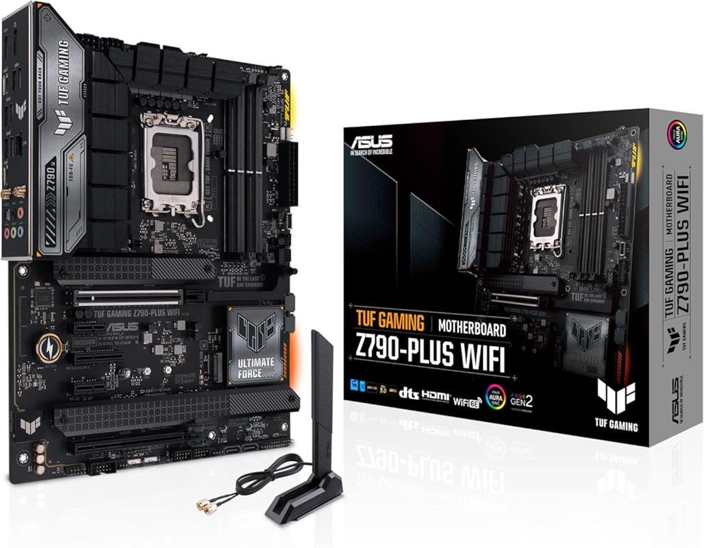 ASUS TUF Gaming Z790-Plus WiFi Motherboard for Intel 12th–14th Gen, DD
