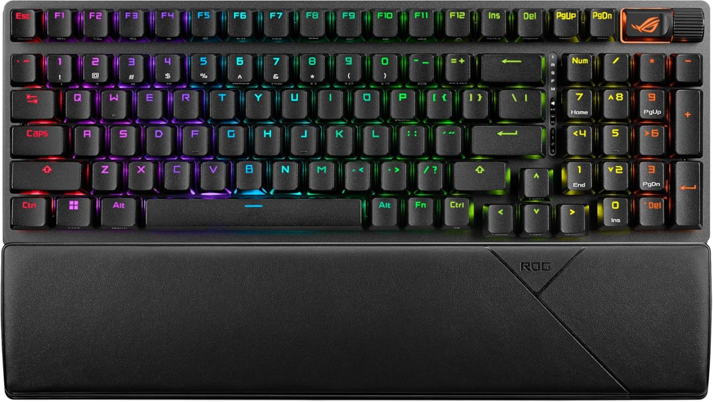 ASUS ROG Strix Scope II 96 wireless mechanical gaming keyboard with tr