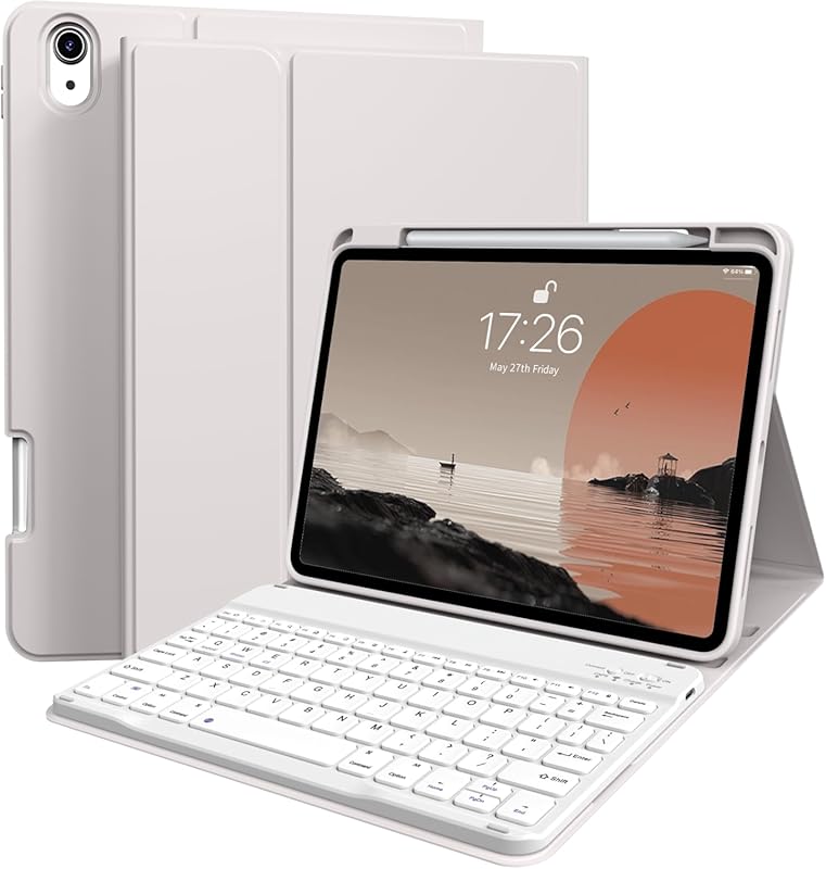 kenke iPad 11th/10th Gen keyboard case with detachable Bluetooth keybo