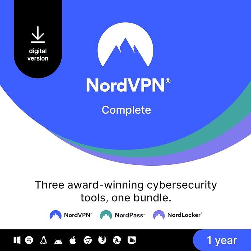 NordVPN Complete bundle for 10 devices over 1 year – VPN and cybersecu