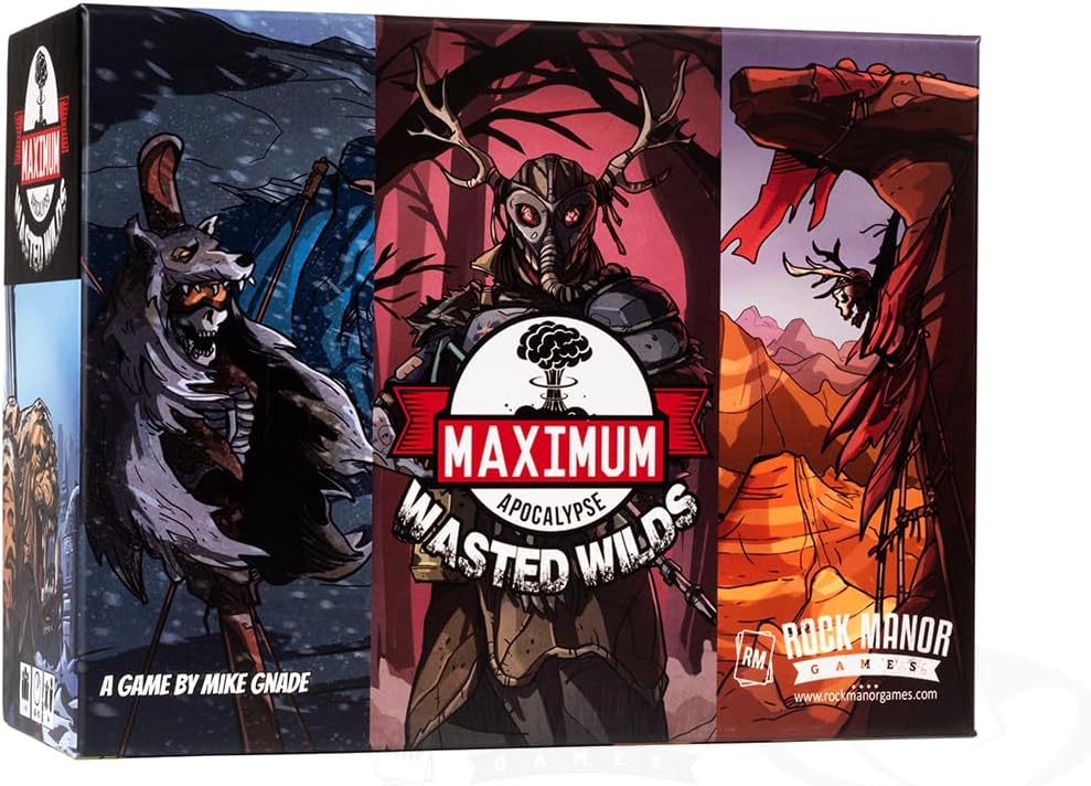 Maximum Apocalypse: Wasted Wilds Board Game | Standalone or Expansion 