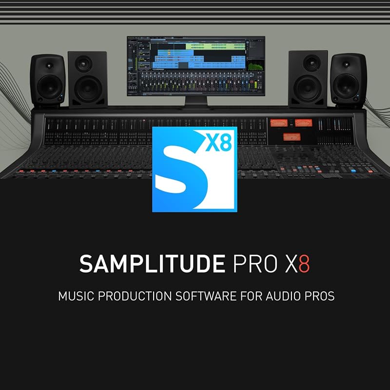 SAMPLITUDE Pro X8: Master of professional audio recording, editing, mi