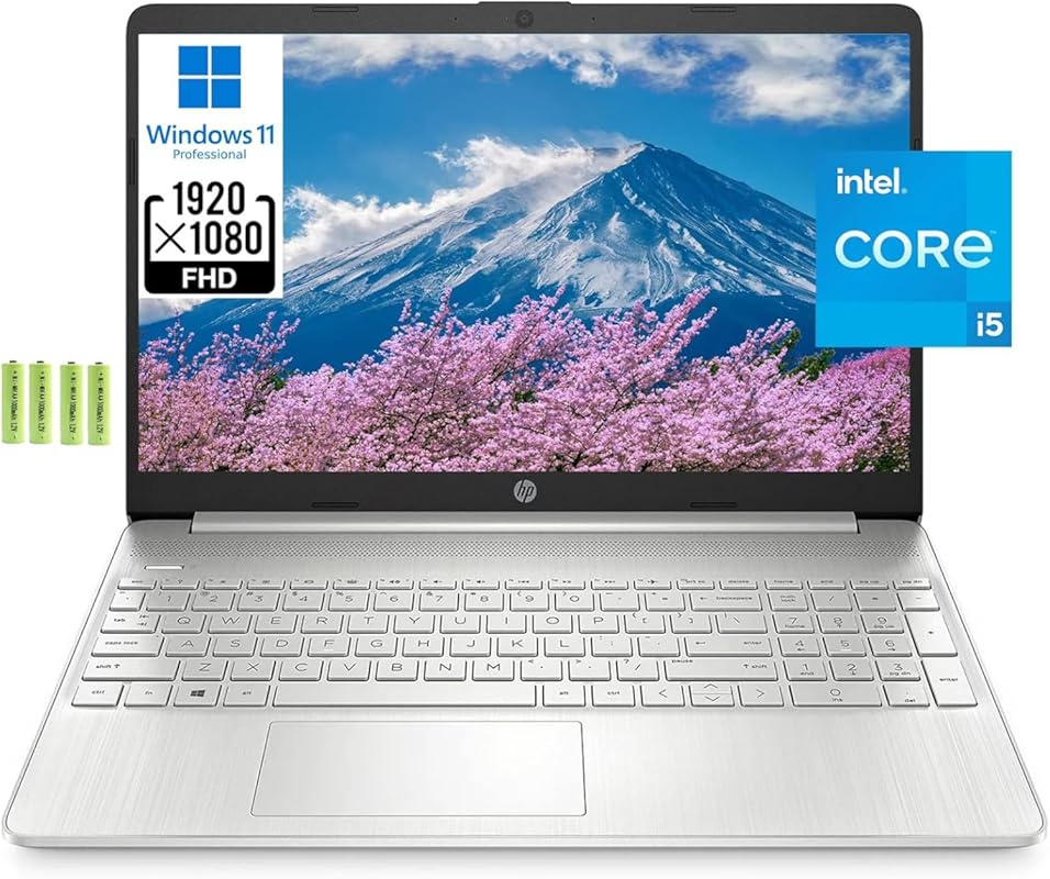 HP business laptop with 15.6