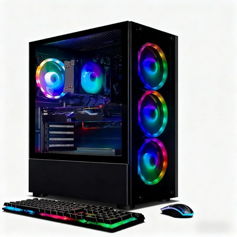 STGAubron gaming desktop with Ryzen 5 2600, RTX 2060, 16GB RAM, 512GB 