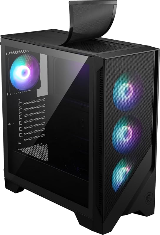 MSI MAG Forge 321R Airflow Case with Tempered Glass and Vented Front P