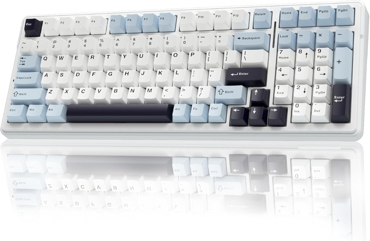 AULA F99 Wireless Mechanical Keyboard, Hot Swappable Custom Keyboard,P