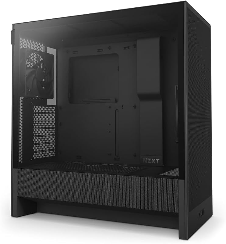 NZXT H5 Flow 2024 compact ATX mid-tower case with high airflow and 360