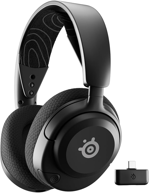 SteelSeries Arctis Nova 5 wireless gaming headset with 60-hour battery