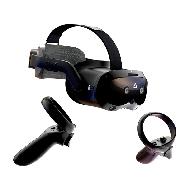 HTC Vive Focus Vision – Mixed Reality and PC VR Headset with Controlle