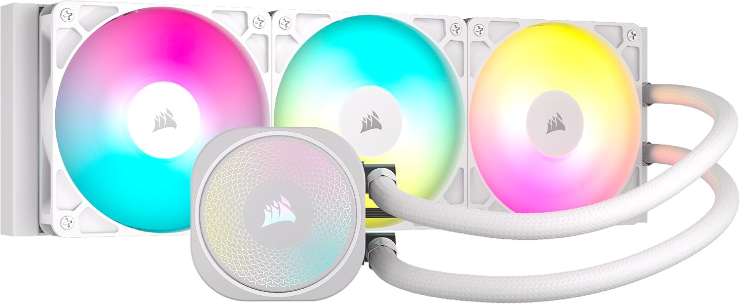 CORSAIR Nautilus 360 ARGB AIO liquid cooler with 360mm radiator and lo