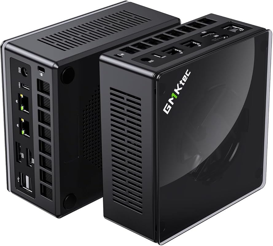 GMKtec K8 Plus Gaming Mini PC with Ryzen 7 8845HS, 64GB RAM, 1TB SSD, 