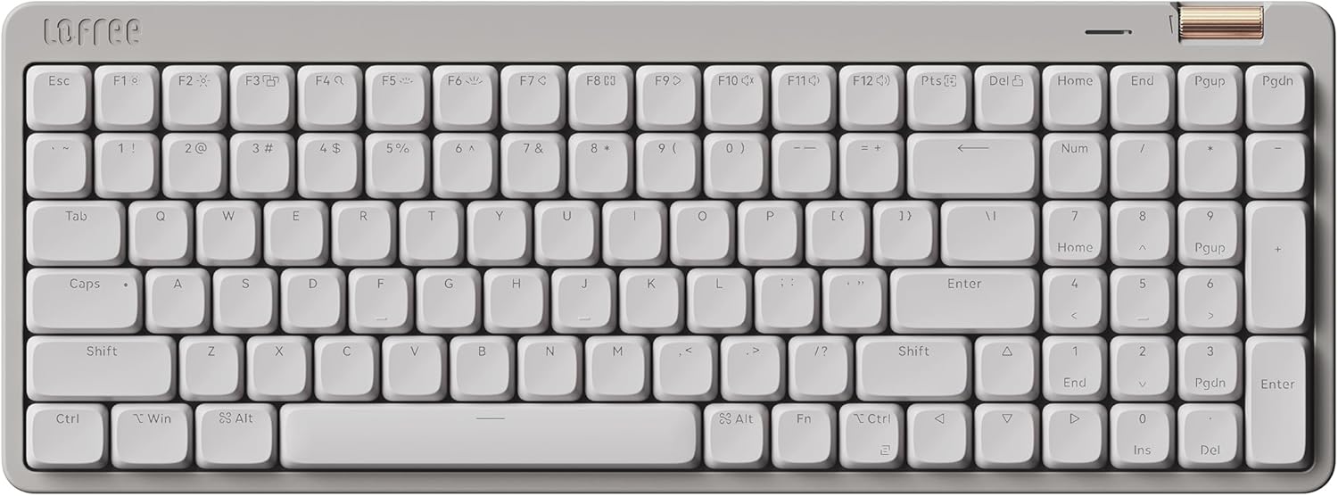 Flow Lite 100 Keys Low Profile Mechanical Keyboard, Swappable Recharge