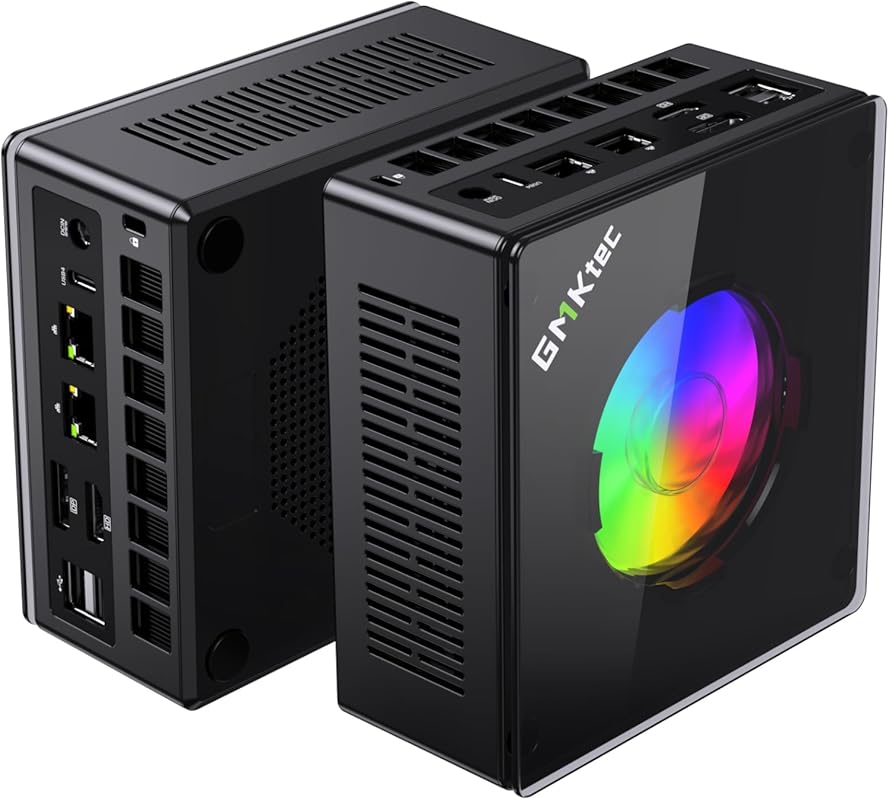GMKtec Gaming PC, K11 AMD Ryzen 9 8945HS, 32GB DDR5 RAM 1TB Mini PC De