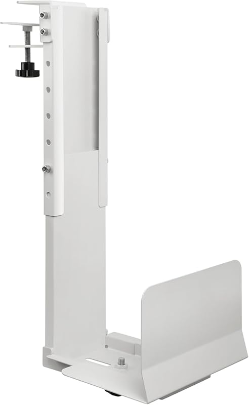 Adjustable Desk Clamp Mount for PC Tower – No Drilling, 13.2