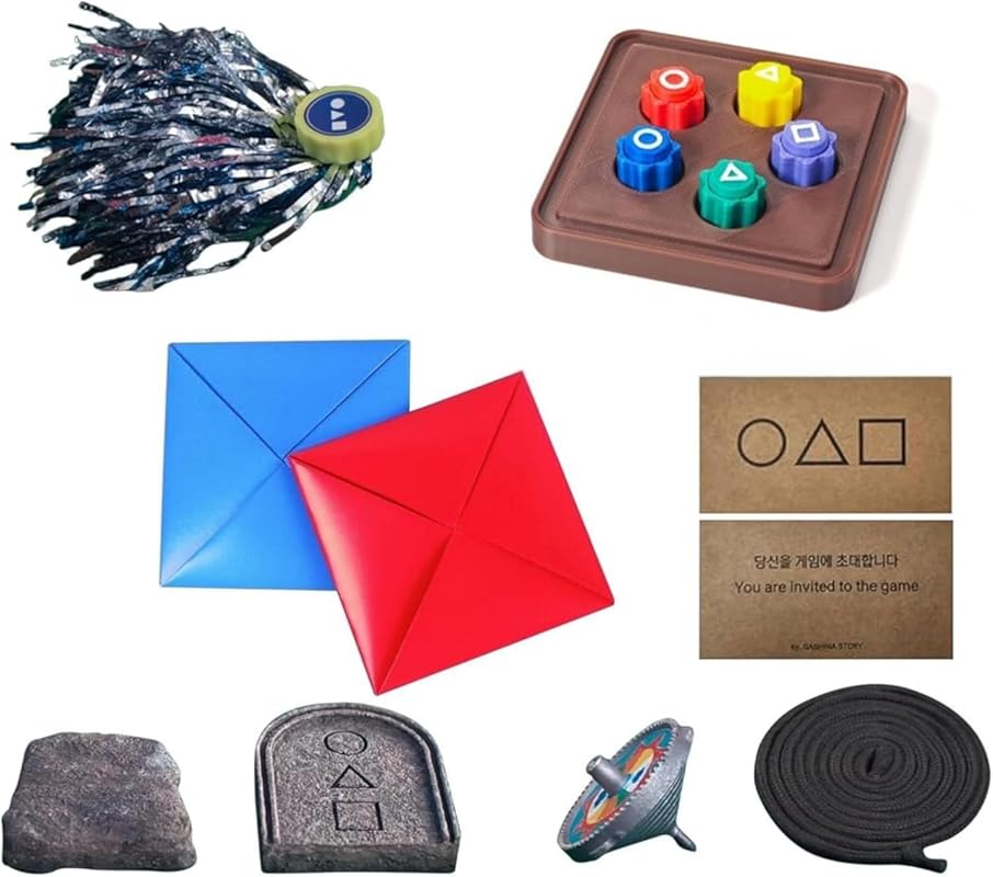 Gonggi Korean Traditional Folk Game Play Set - Jebi chagi, Gong-gi, Bi
