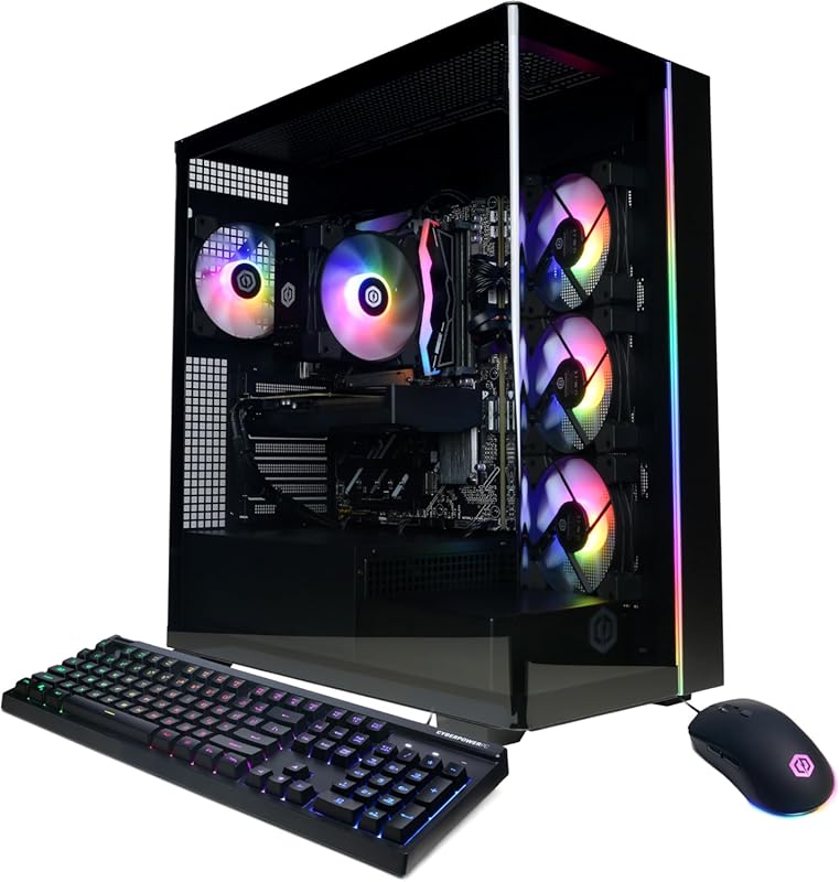 AMD Ryzen 7 8700F Gaming PC with RTX 5060 Ti, 16GB DDR5, 1TB SSD, Wind