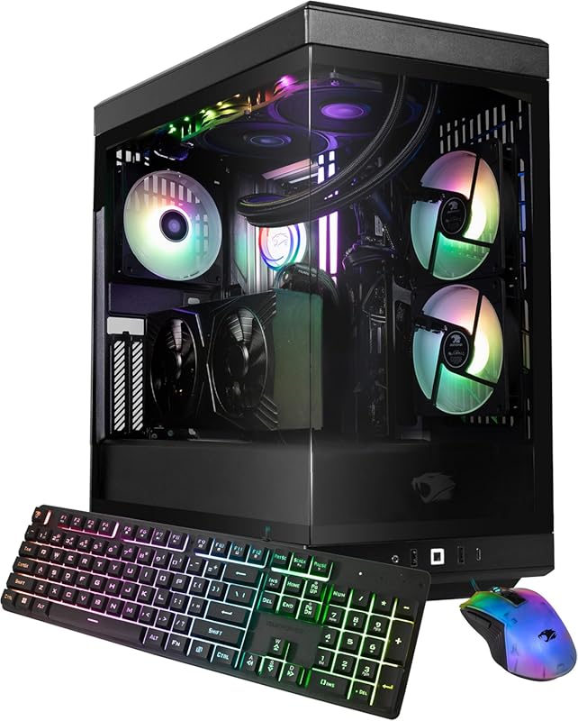 AMD Ryzen 9 7900X Gaming PC with RTX 5070Ti, 32GB DDR5, 2TB SSD, Windo