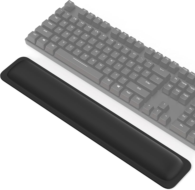 Tecknet Thicken Memory Foam Keyboard Wrist Rest with Anti-Slip Base fo