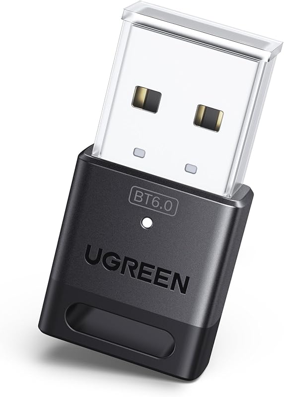 UGREEN USB Bluetooth 6.0 Adapter for PC, Plug and Play for Headphones,