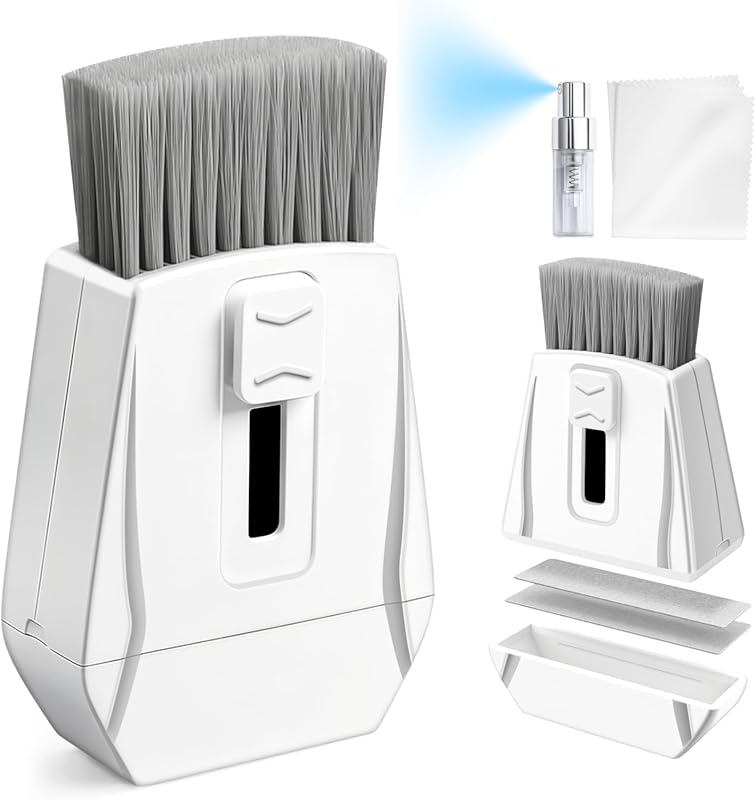Keyboard Brush, Portable Keyboard Cleaner Soft Bristle Cleaning Brush,