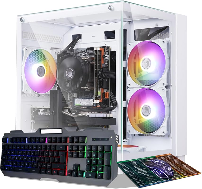 Prebuilt Gaming PC with Intel Core i7, RX 590 8GB, 16GB RAM, 512GB SSD